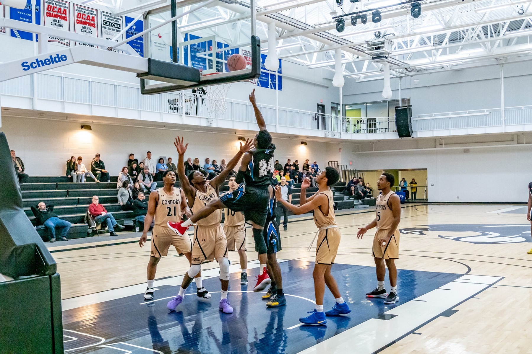 Condors scrape by Cougars twice