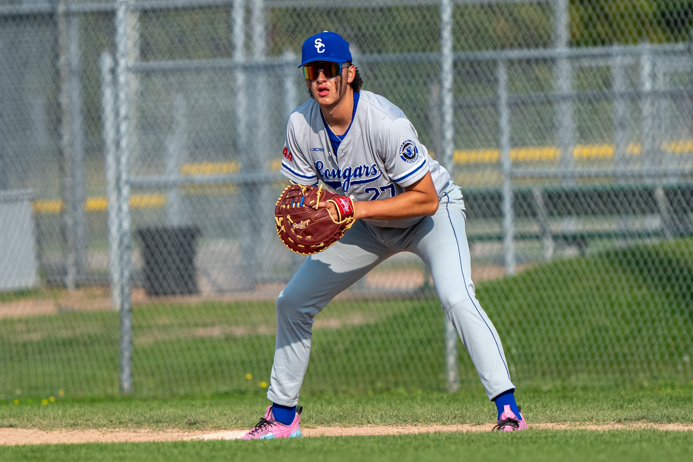 Cougars Drop Season-Opening Doubleheader to Humber Hawks